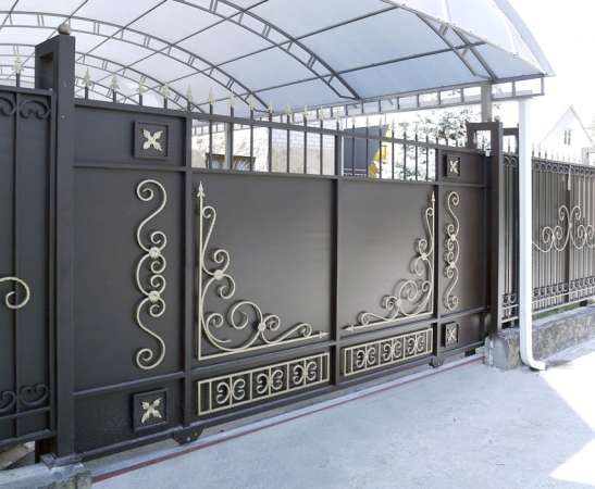 Металлические ворота в Абинске