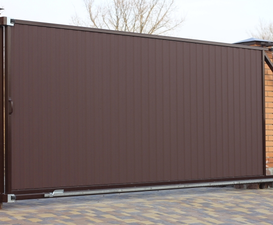 Откатные ворота в Абинске