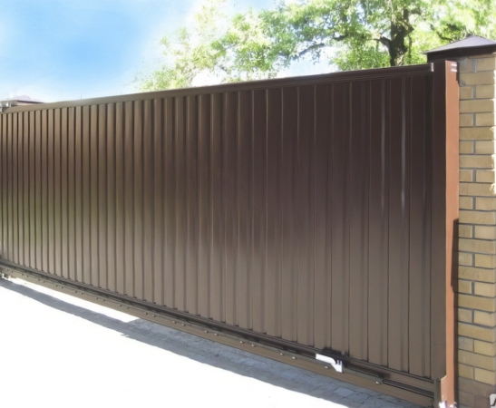 Ворота из профнастила в Абинске