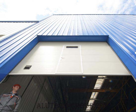 Промышленные ворота Алютех Protrend в Абинске