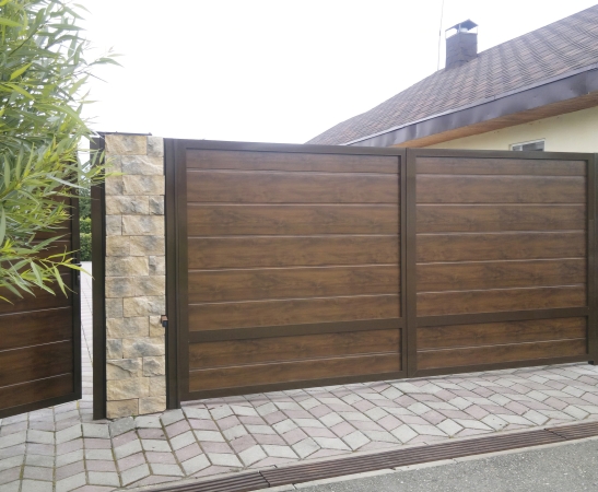 Распашные ворота в Абинске